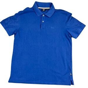 Men's Boss Blue Polo Shirt GOOD - See Photos     Small?